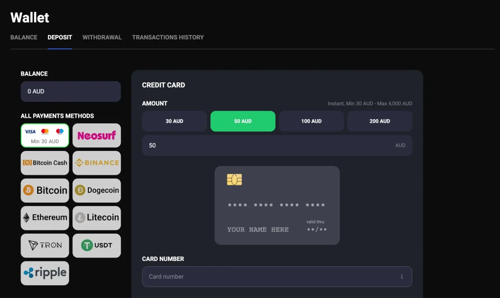 Spinago Casino Deposit