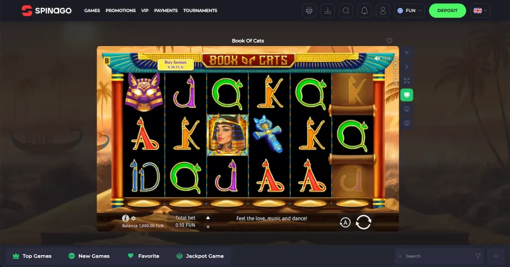 Spinago Slots Play