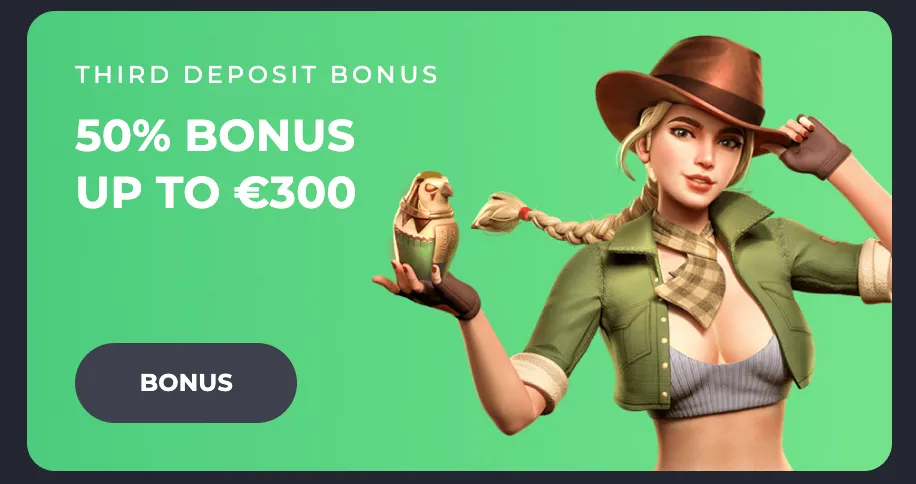 Spinago Third Deposit Bonus